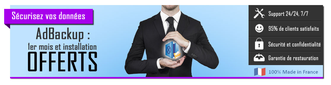 AdBackup : la sécurité de vos données informatiques
