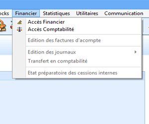 Sage Apimecanique, transfert en comptabilité