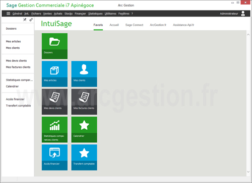 Sage Apinégoce Gestion Commerciale i7